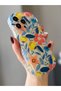 iPhone 14 Pro Max Transparent Shockproof Case with Spring Flower Pattern - 2