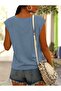 Be Happy Printed Women's Oversized Sleeveless T-Shirt - 2