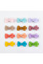 Pastel Dreams Grosgrain Bow Clip Set (12-Piece) - Multicolor - 12M to 36M - 2