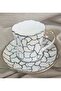 Sipa Porcelain Hand-Painted Double Cup Set - 2