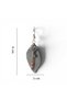 Bohemian Style Genuine Leather Dangle Earrings - Non-Tarnishing, Non-Allergenic, Antique Yellow |   Khaki Green - 3