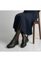 (Br Gol) Inside and Outside Genuine Leather Phlon Light Sole Casual Women's Shoes Black - 4