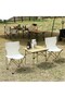 Camping Table and Chairs Set 2 Chairs 1 Table Folding Portable Outdoor Picnic Set - 2