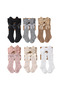 Cozy Cable-Knit Bow Headband & Knee-High Sock Set - Multicolor - 0M to 12M - 2