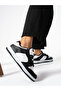 Sandrush Low Top Durable Comfortable Unisex Daily Sneaker Shoes – Black and White - 6