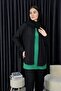Women's Hijab Sleeveless Wrinkled Fabric Undershirt Tunic Blouse - 2