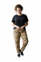 Women's Spring Summer Season Plus Size Karin Fabric Authentic Pattern Trousers - 2