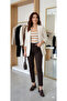 Cream shawl collar, unlined, double sleeve, stylish modern blazer jacket.