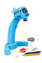 Kids Drawing Projector Table with 24 Patterns & Adjustable Angle, Airplane Design, Blue - 2