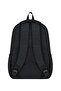 Ultra Luxury Unisex Crinkle Fabric High School, Middle School Backpack with Double Compartment Pen Holder and Keychain - 4