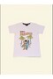 Kompakt "Paradise" Themed and Surfboard Tiger Printed Boys' T-Shirt - 2