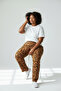 Women's Spring Summer Season Plus Size Karin Fabric Ethnic Pattern Trousers - 2