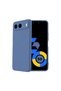 Infinix Hot 60I 5g Compatible Silicone Case - Pastel Color Flexible Cover with Camera Protection - Navy Blue