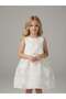 Girl's Bow Detailed Special Occasion Dress - 4