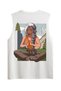 Zen Spirit Girl – Nature Themed T-Shirt / Tank Top with Meditation Figure (Optional)