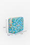 6-Piece Makeup & Organizer Bag Set Stylish Textured Fabric, Zippered, Multi-Purpose for Travel & Daily Use - 6