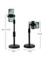 Universal plastic Mobile Phone Holder Angle Adjustable Cell Phone Stand For Office - 2