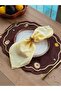 4 Piece Bee Embroidered Tableware Set for 2 People – 2 Placemats (Premium Duck) + 2 100% Cotton Napkins - 2