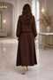 Double Crepe Zippered Skirt Blouse Set - 4