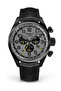 V.2.25.5.174.4 45 mm Men's Wristwatch with Black Leather Strap Sapphire Glass 10 Atm Water Resistant