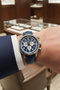 V.2.25.0.170.4 Navy Blue Leather Strap 45 mm Men's Wristwatch Sapphire Glass 10 Atm Water Resistant - 4