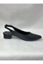 LL2706 حذاء بكعب عالٍ من الجلد مقاس كبير، مريح، أسود - 3