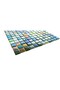 25X25Mm for Hobbies and Artistic Work. H. Green Mix. Meshed Glass Mosaic. (1 File Tile Price) - 3