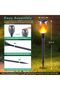 Permande Solar Torch Lights with Flickering Flame - 3