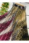 Patterned Chiffon Boho Lined Flared Skirt - 3