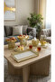 High-End Banquet Set Cake Dessert Display Stand Set+Service Tray Set+Tissue Box+Incense Burner - 5