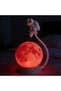 Touch 3D Moon Astronaut Night Light with 10Mod Led Lights for Office Home Office Decor - 2