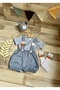 Diş Wheat Baby Boy Salopet Shirt Socks Crown Set - 2