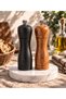 Set of 2 Wooden and Black Salt Shakers - 4