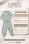 Organic Cotton 3-Piece Baby Set – with Teddy Bear Detail, Suitable for 4 Seasons - 4