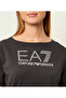 Women's Stone Detailed Logo Patterned Cotton Round Neck Short Sleeve Gray T-Shirt - 3