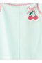 Lcw Kids Square Collar Embroidered Girls' Jumpsuit - 3
