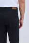 Black Slim Fit 5 Pocket Cotton Canvas Trousers - 3