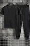 Girls/Boys Printed Tracksuit Set - Crew Neck T-Shirt Jogger Tracksuit Bottom Top Set - 2