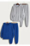2-Piece Tracksuit Set - Hooded Sweatshirt and Jogger Sweatpants