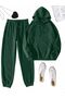 2-Piece Set Unisex Hooded Tracksuit Set - 4