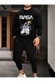 Men's Printed Zero Collar Track Suit Set Eyaxx Sportwear Company