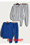 2-Piece Unisex Hooded Tracksuit Set Eyaxx Sportwear Company