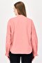 Women Split Neck Embroidered Long Sleeve Blouse, Old Rose - 3