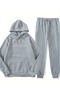 Hooded Unisex Tracksuit Set MOON MONTANA UNISEX LARGE SIZE Tracksuit Set