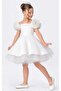 Off-The-Shoulder Tulle Skirted Princess Dress-1684B - 5