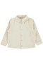 Boy's Long Sleeve Basic Shirt for Ages 2-5 - Stone Color 5-6 Years - 2
