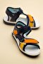 Şirinbebe Orthopedic Boys' Sandals Navy Blue Velcro Side Closed - 3