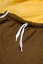 WOMEN'S COMBED WHITE TIE SLIT MINI SHORTS - 3