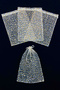 Gold Polka Dot Tulle Pouch, 50 Pieces Size 24X34Cm, Bridal Towel Slippers Prayer Mat Bundle Dowry Gift Pouch - 3