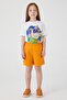 Bg Store Girls' Orange Shorts
